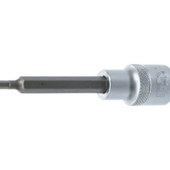 BGS Bit-Einsatz Länge 100 mm Antrieb Innenvierkant 12,5 mm (1/2") Innensechskant 4 mm - 4259