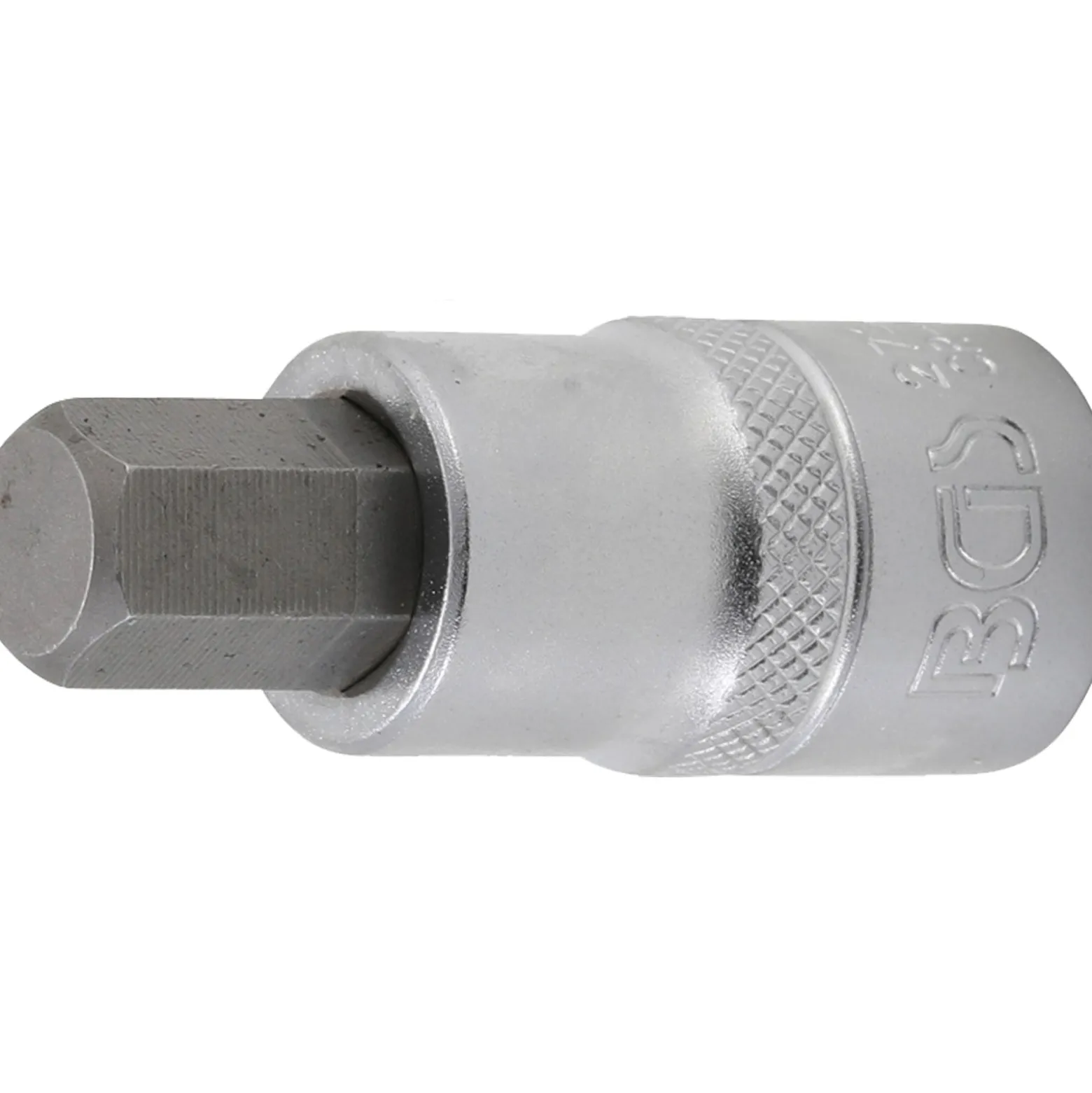 BGS Bit-Einsatz Länge 55 mm Antrieb Innenvierkant 12,5 mm (1/2") Innensechskant 15/32" - 2737