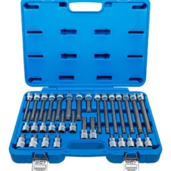 BGS Bit-Einsatz-Satz Antrieb Innenvierkant 12,5 mm (1/2") Keil-Profil (für RIBE) 32tlg. - 5183