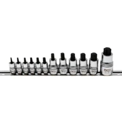 BGS Bit-Einsatz-Satz extra kurz T-Profil (für Torx) T8 - T60 12tlg. - 5098