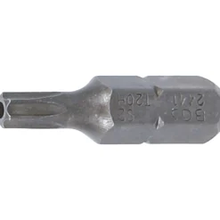 BGS Bit Länge 25 mm Antrieb Außensechskant 6,3 mm (1/4") T-Profil (für Torx) mit Bohrung T20 - 2441