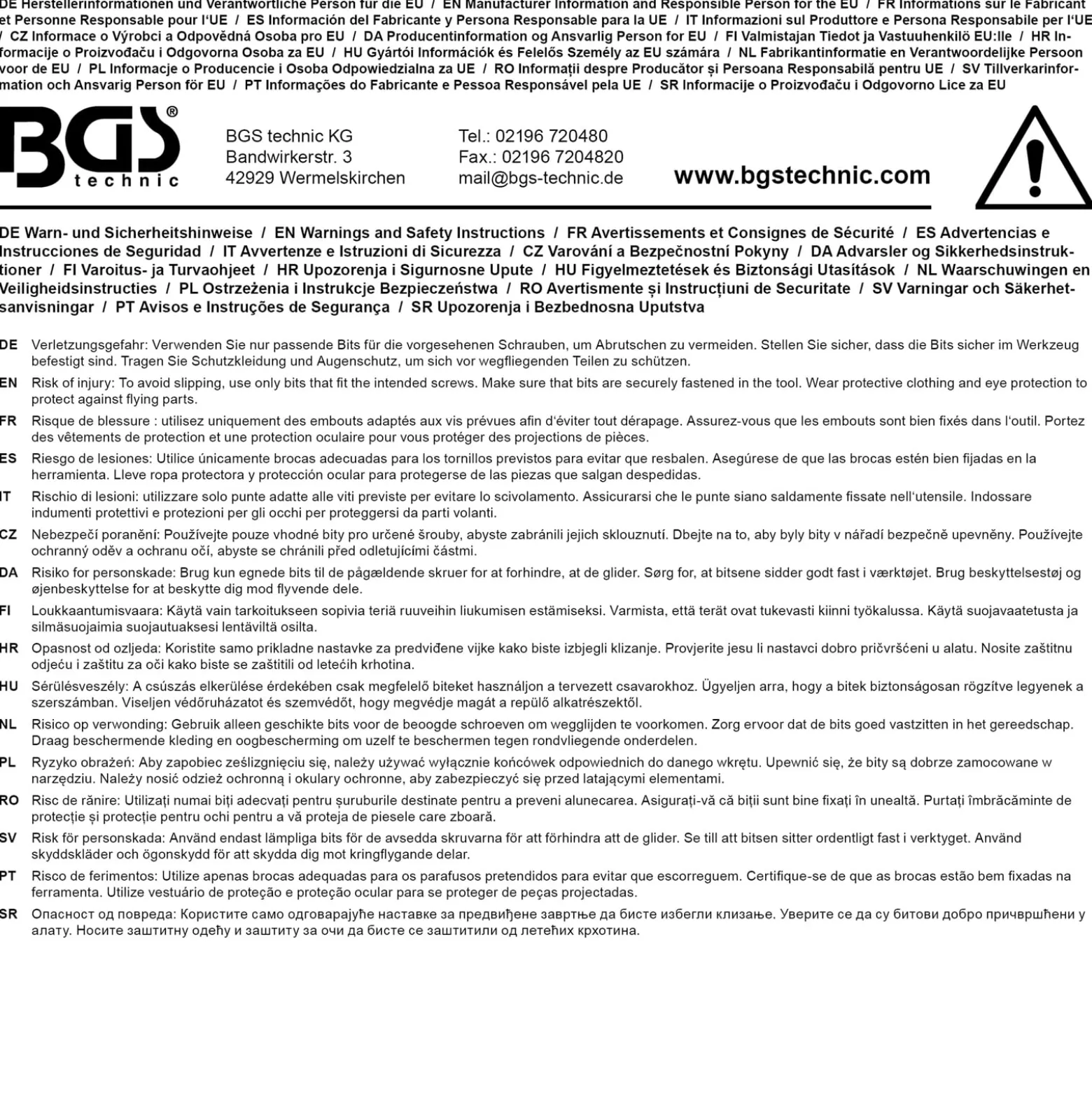 BGS Bit- und Steckschlüssel-Satz | Antrieb Außensechskant 6,3 mm (1/4") | 2-IN-1 | 26-tlg. - 4812