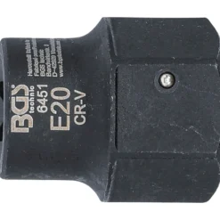 BGS Bremssattel-Einsatz E-Profil (für Torx) für MAN TGA Antrieb Außensechskant 30 mm SW E20 - 6451