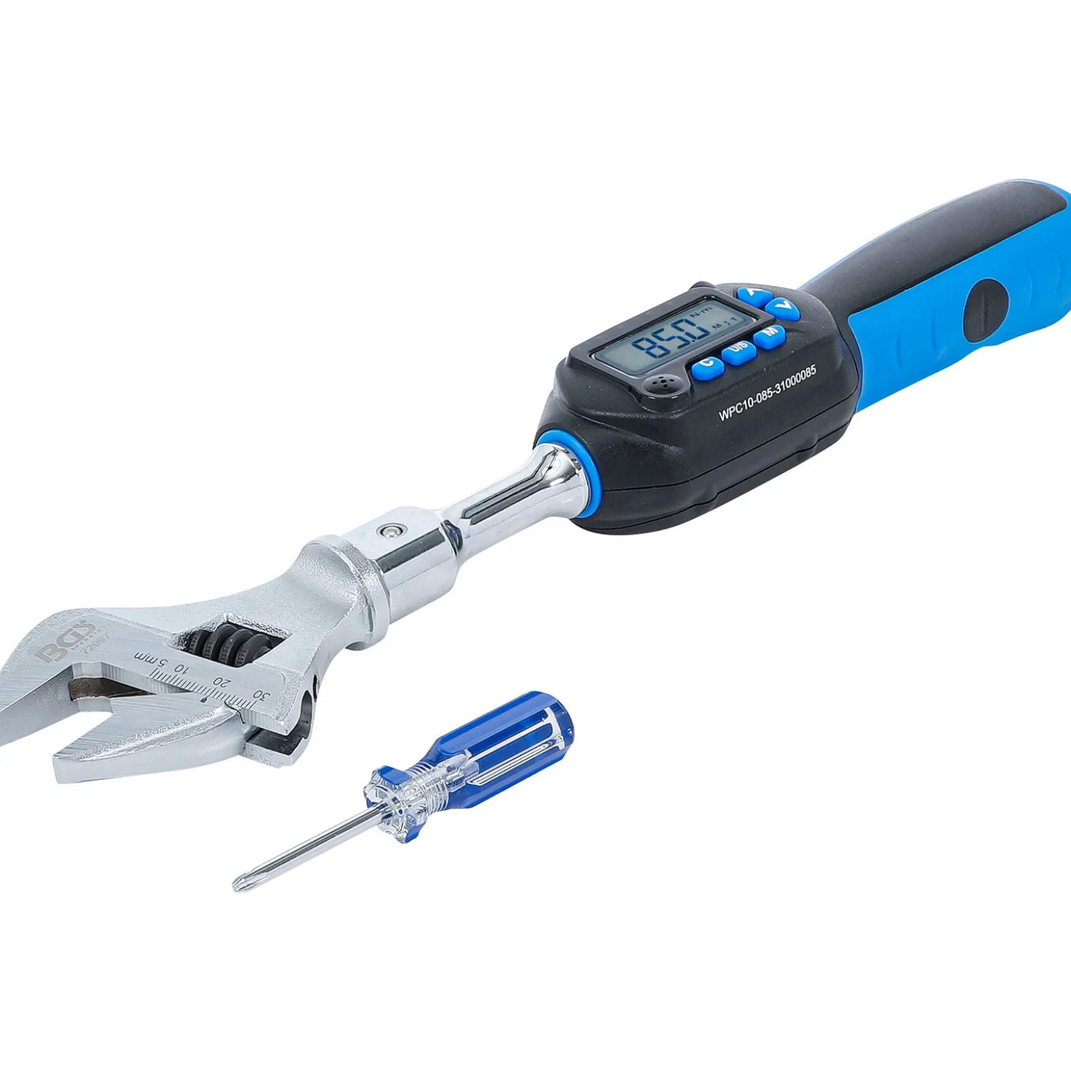 BGS Digitaler Drehmoment-Rollgabelschlüssel 4,2 - 85 Nm - 72097