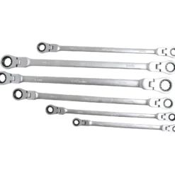 BGS Doppel-Ratschen-Gelenkschlüssel-Satz SW 8 - 19 mm 10tlg. - 1541