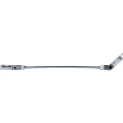 BGS Doppel-Ratschen-Ringschlüssel abwinkelbar mit E-Profil Ringköpfen SW E6 x E8 - 71028-6X8