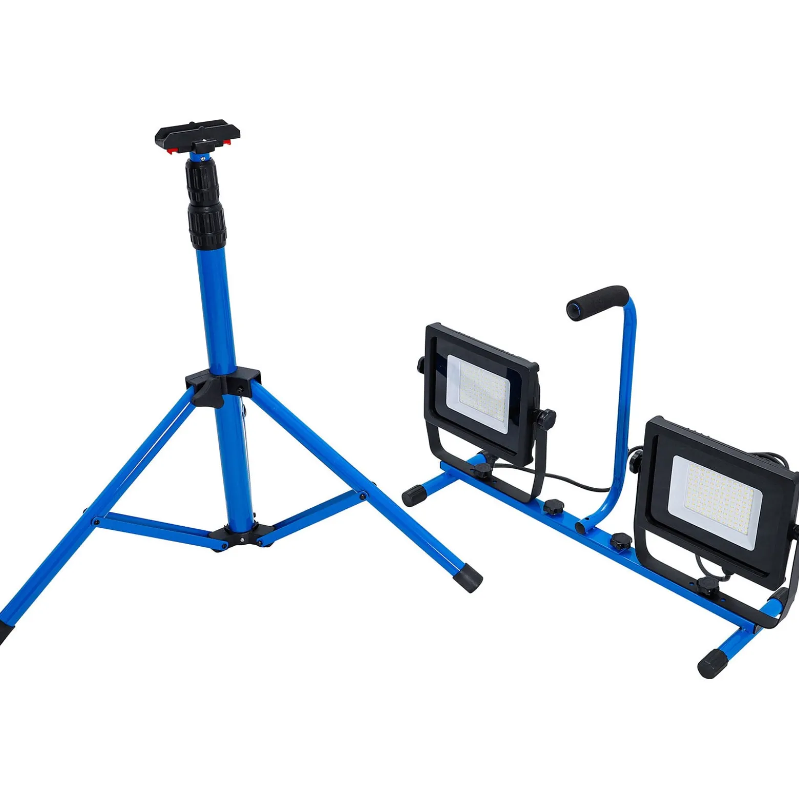 BGS Duo-SMD-LED-Arbeits-Strahler mit Stativ 2 x 70 W - 85338