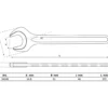 BGS Einmaulschlüssel DIN 894 SW 46 mm - 34246