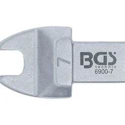 BGS Einsteck-Maulschlüssel 7 mm Aufnahme 9 x 12 mm - 6900-7