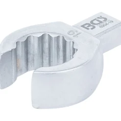 BGS Einsteck-Ringschlüssel offen 19 mm Aufnahme 9 x 12 mm - 6904-19