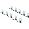 BGS Einzelhaken-Satz 40 mm für Schrankwand-System 10tlg. - 80196