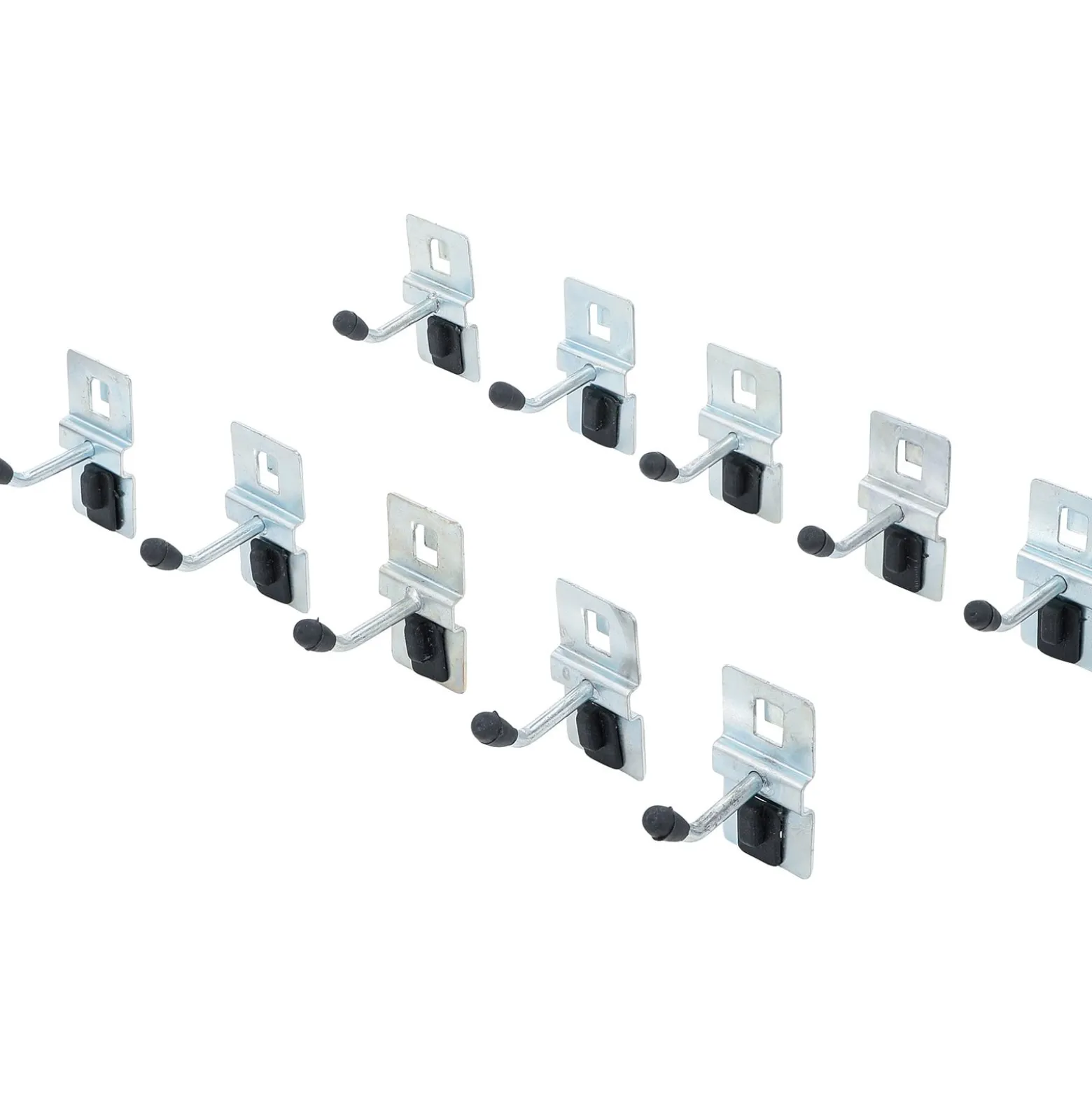 BGS Einzelhaken-Satz 40 mm für Schrankwand-System 10tlg. - 80196