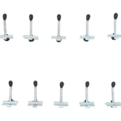 BGS Einzelhaken-Satz 40 mm für Schrankwand-System 10tlg. - 80196