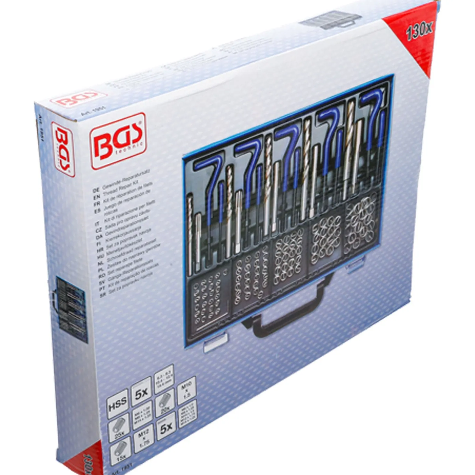 BGS Gewinde-Reparatursatz M6 - M14 130tlg. - 1951