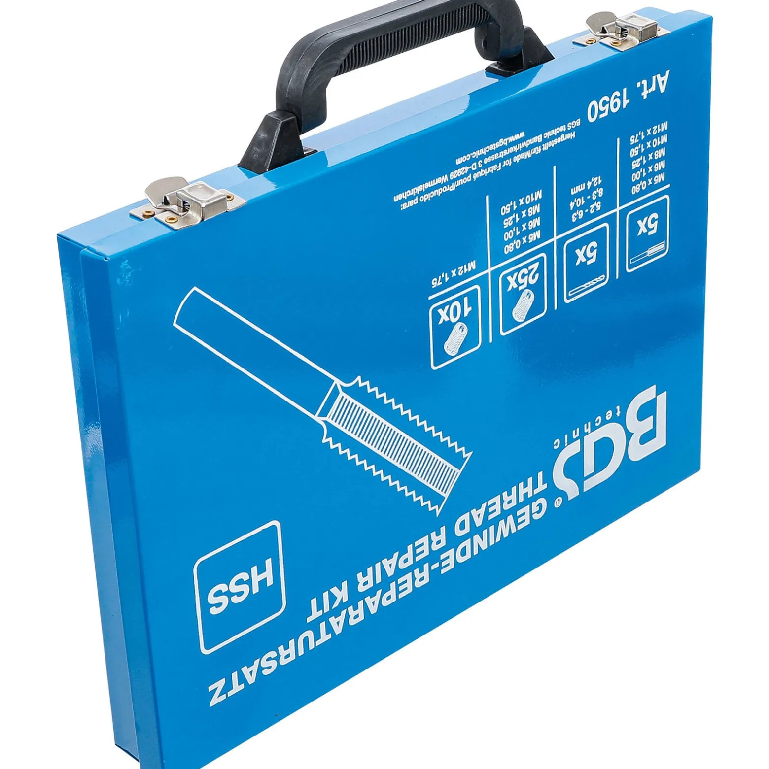 BGS Gewinde-Reparatursatz M5 - M12 130tlg. - 1950
