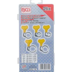BGS Griff-Schlauchschellen-Sortiment 26tlg. - 80859