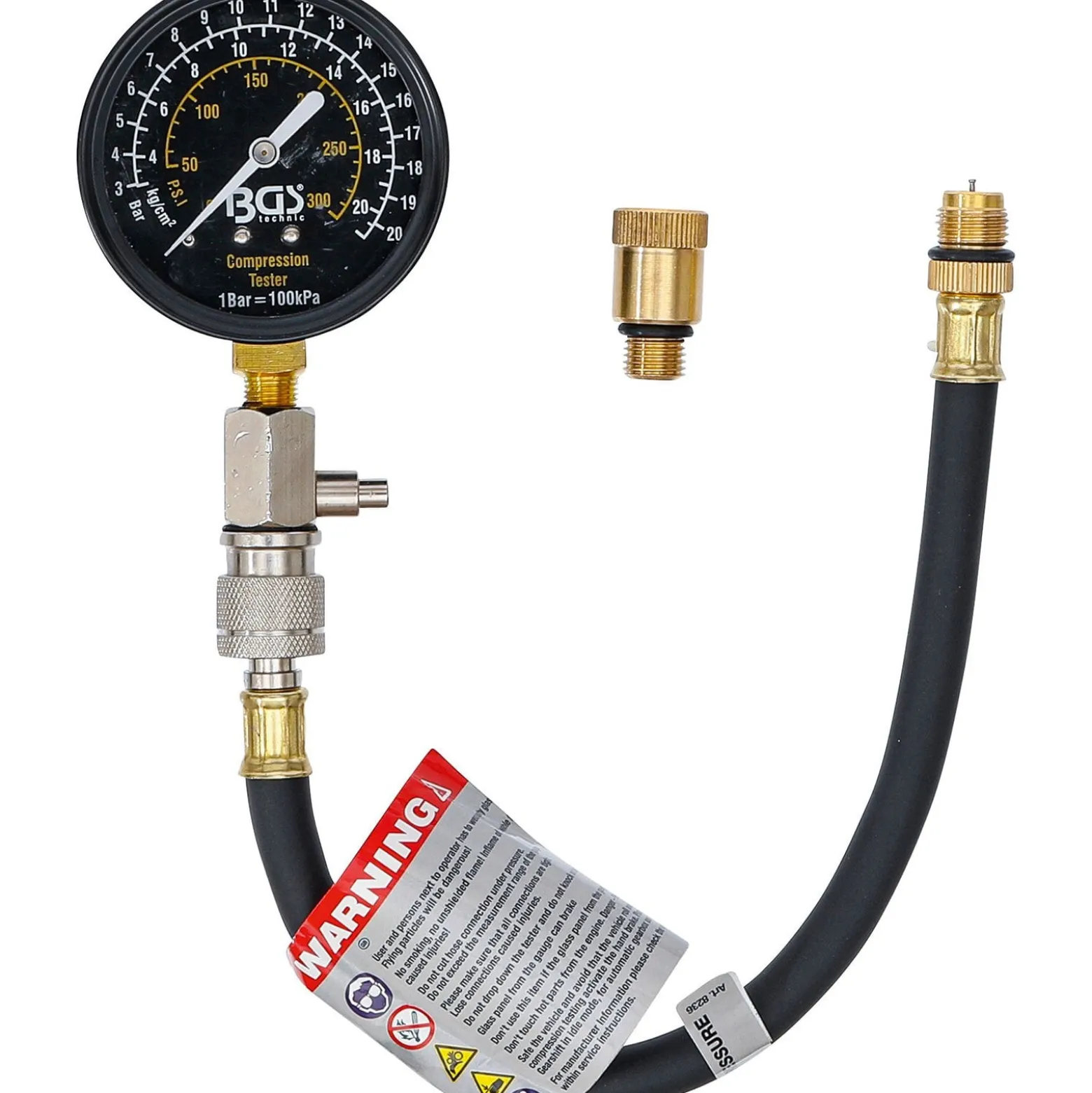 BGS Kompressionstester M12 + M14 - 8236