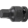 BGS Kraft-Bit-Einsatz Antrieb Innenvierkant 12,5 mm (1/2") Innensechskant 13 mm - 5485-13