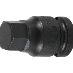 BGS Kraft-Bit-Einsatz Antrieb Innenvierkant 12,5 mm (1/2") Innensechskant 17 mm - 5334-H17