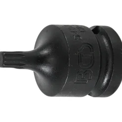 BGS Kraft-Bit-Einsatz Antrieb Innenvierkant 12,5 mm (1/2") Innenvielzahn (für XZN) M6 - 5487-M6