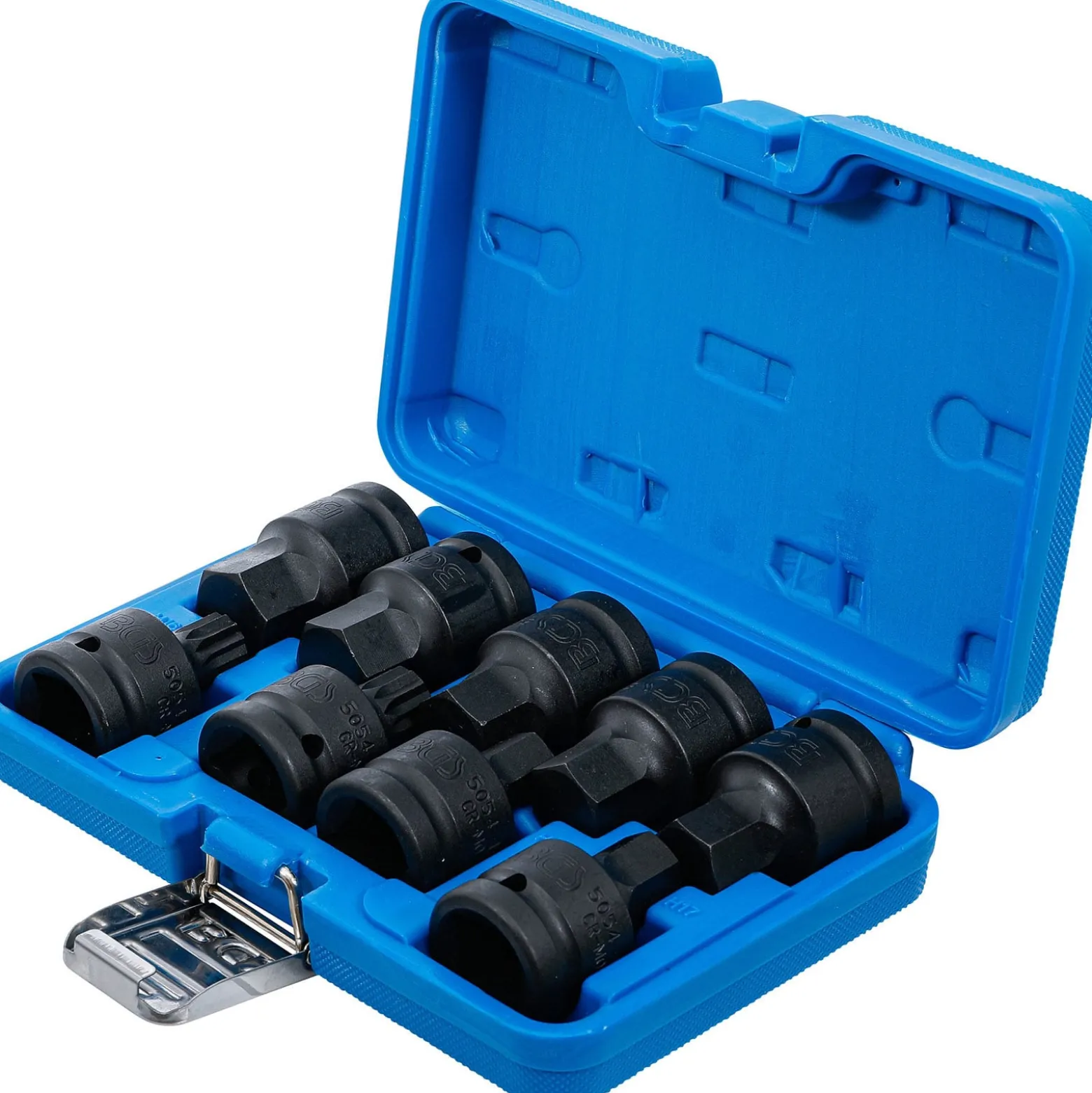 BGS Kraft-Bit-Einsatz-Satz Antrieb Innenvierkant 20 mm (3/4") Innensechskant, Innenvielzahn (für XZN) 9tlg. - 5054
