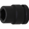 BGS Kraft-Steckschlüssel-Einsatz Sechskant Antrieb Innenvierkant 20 mm (3/4") SW 21 mm - 5621