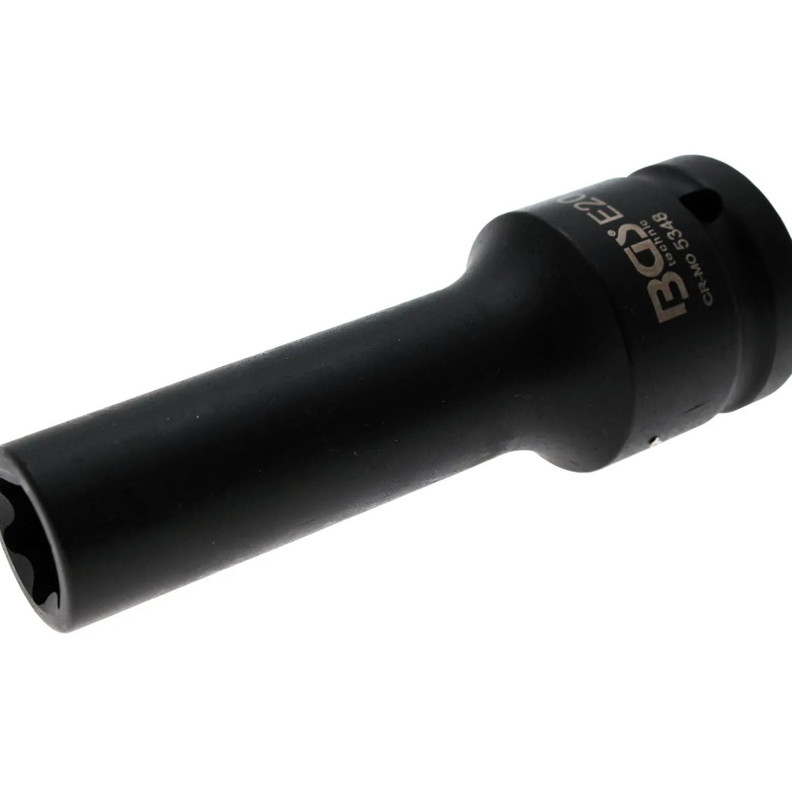 BGS Kraft-Steckschlüssel-Einsatz E-Profil, tief Antrieb Innenvierkant 20 mm (3/4") SW E20 mm - 5348