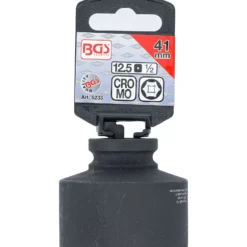 BGS Kraft-Steckschlüssel-Einsatz Sechskant Antrieb Innenvierkant 12,5 mm (1/2") SW 41 mm - 5233