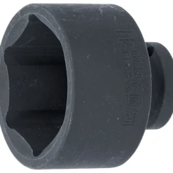 BGS Kraft-Steckschlüssel-Einsatz Sechskant Antrieb Innenvierkant 12,5 mm (1/2") SW 41 mm - 5233