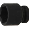 BGS Kraft-Steckschlüssel-Einsatz Sechskant Antrieb Innenvierkant 12,5 mm (1/2") SW 27 mm - 5227