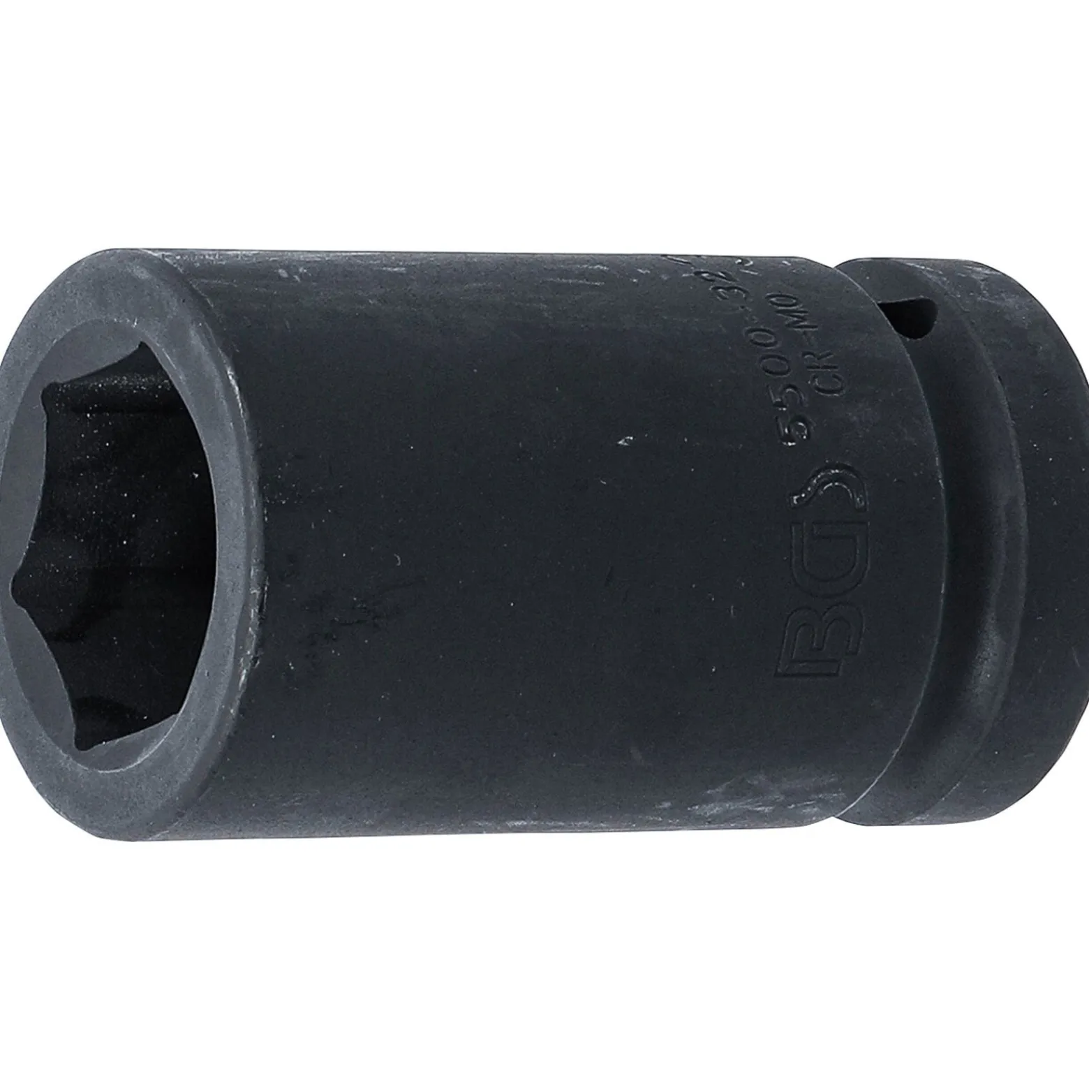 BGS Kraft-Steckschlüssel-Einsatz Sechskant tief Antrieb Innenvierkant 25 mm (1") SW 32 mm - 5500-32