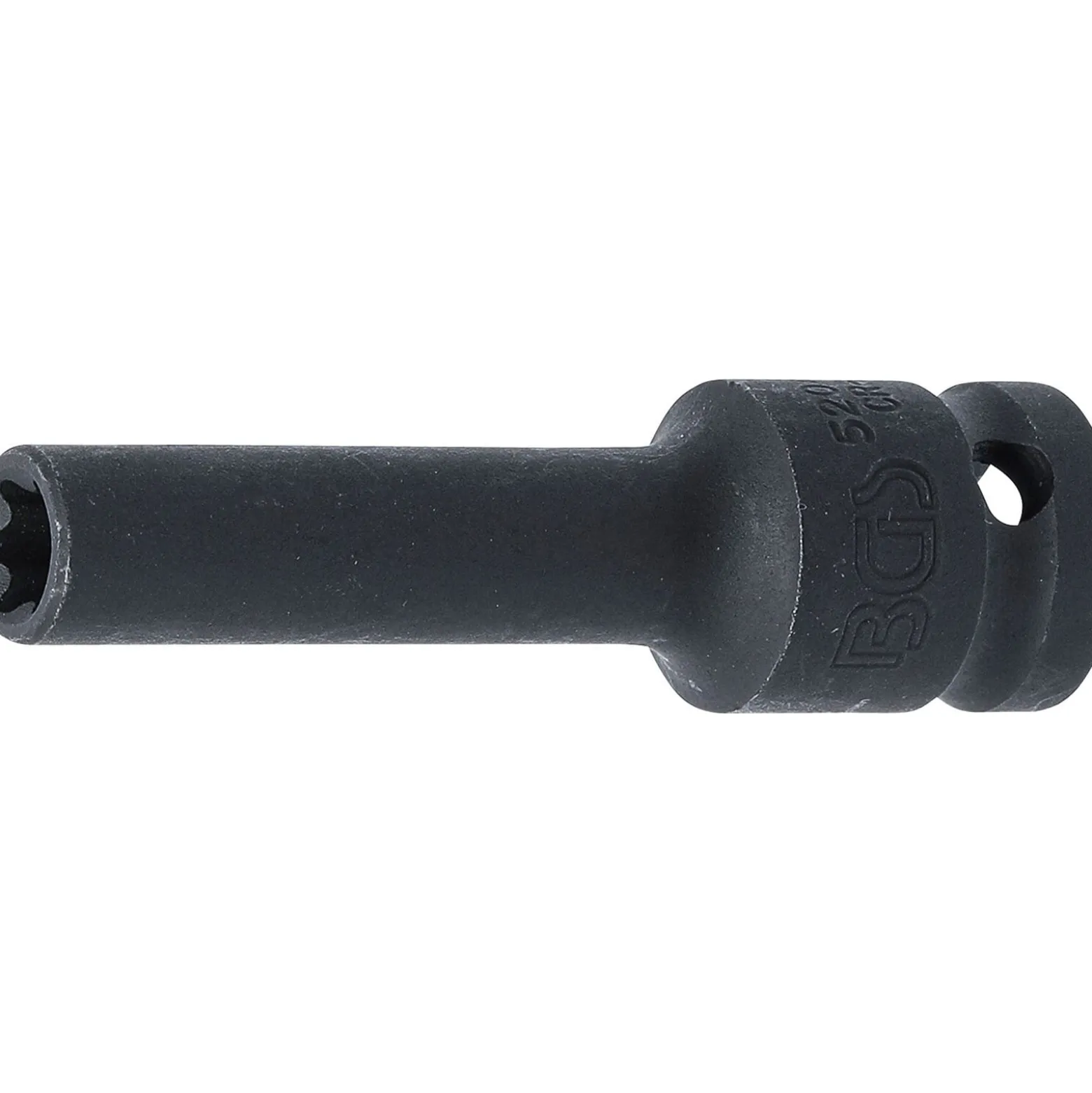 BGS Kraft-Steckschlüssel-Einsatz E-Profil, tief Antrieb Innenvierkant 12,5 mm (1/2") SW E10 mm - 5204-10
