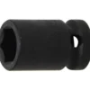BGS Kraft-Steckschlüssel-Einsatz Sechskant Antrieb Innenvierkant 12,5 mm (1/2") SW 15 mm - 5215