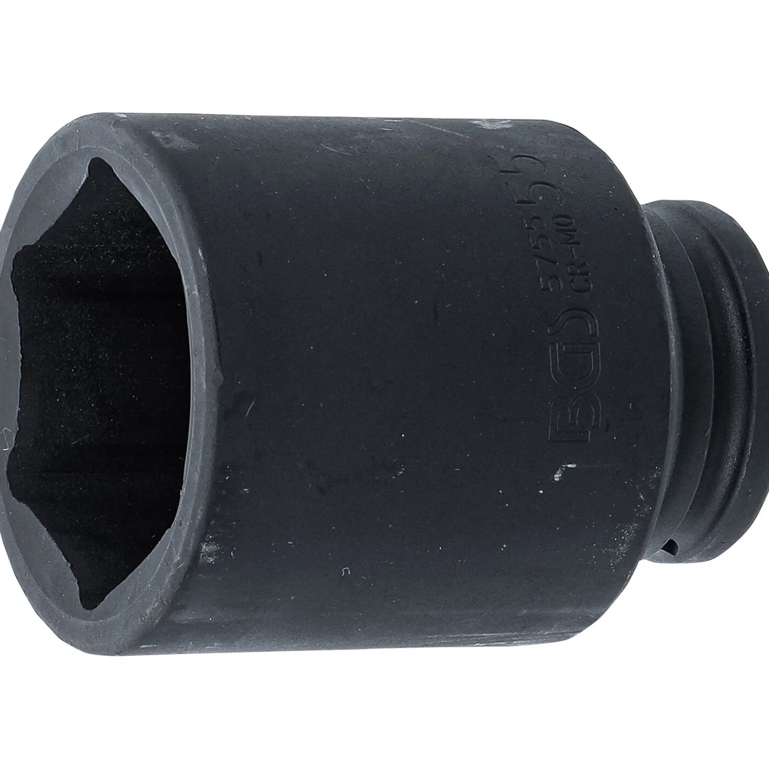 BGS Kraft-Steckschlüssel-Einsatz Sechskant tief Antrieb Innenvierkant 20 mm (3/4") SW 55 mm - 5755