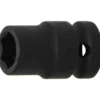 BGS Kraft-Steckschlüssel-Einsatz Sechskant Antrieb Innenvierkant 12,5 mm (1/2") SW 13 mm - 5213