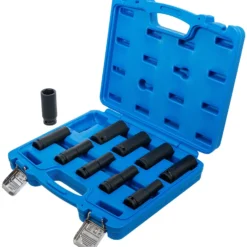 BGS Kraft-Steckschlüssel-Einsatz-Satz Sechskant tief Antrieb Innenvierkant 12,5 mm (1/2