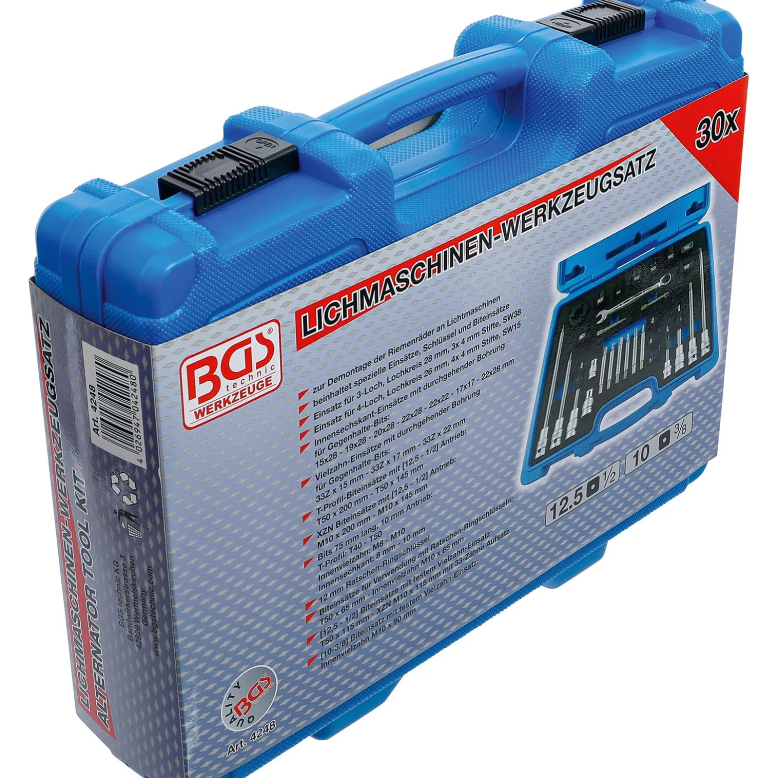 BGS Lichtmaschinen-Werkzeugsatz 30tlg. - 4248