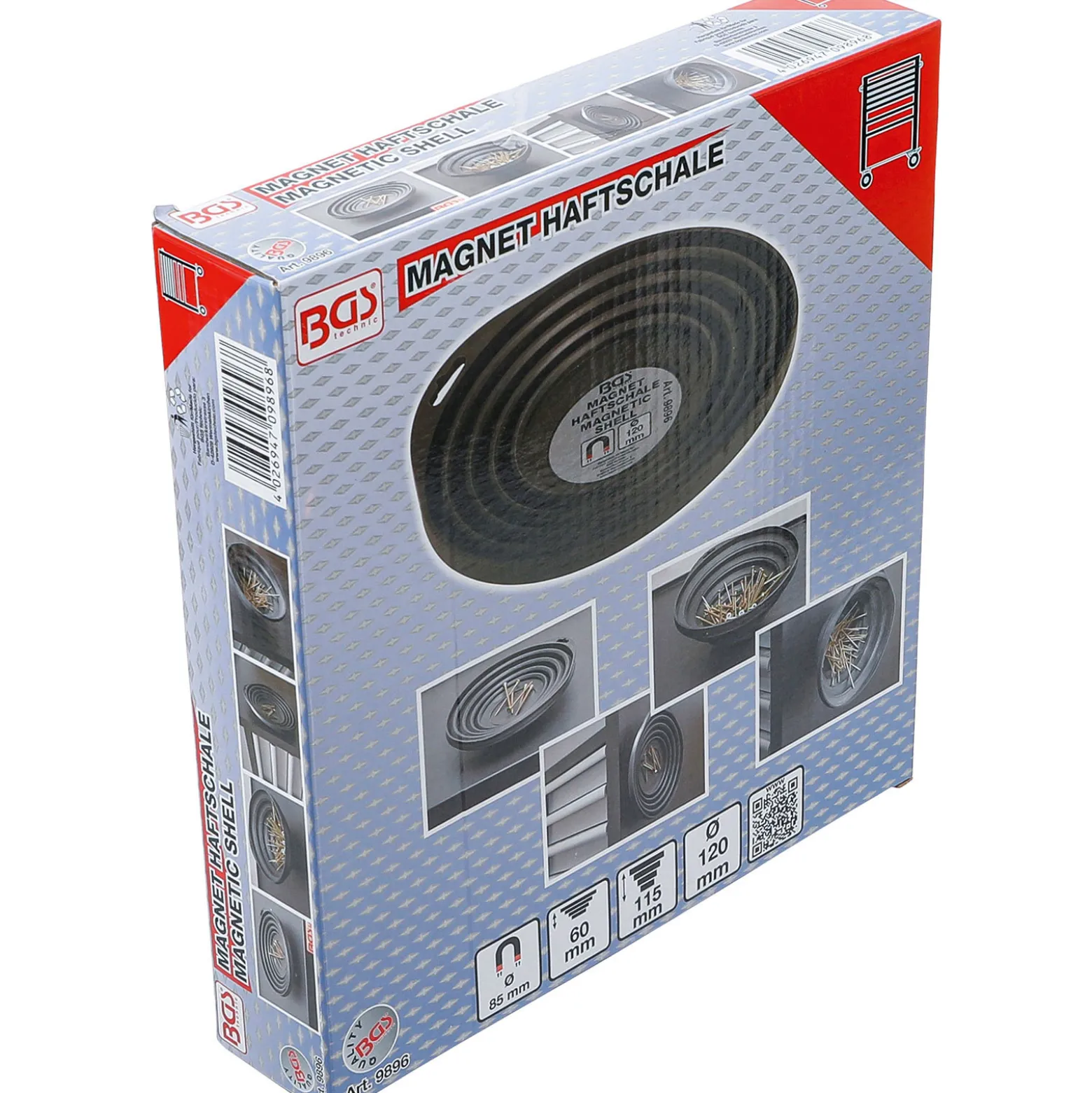 BGS Magnet-Haftschale faltbar Ø 120 / 220 mm - 9896