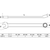 BGS Maul-Ringschlüssel extra lang SW 11 mm - 1228-11
