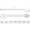 BGS Maul-Ringschlüssel gekröpft SW 13 mm - 30113