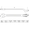 BGS Maul-Ringschlüssel gekröpft SW 30 mm - 30130