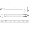 BGS Maul-Ringschlüssel gekröpft SW 23 mm - 30123
