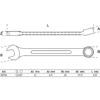 BGS Maul-Ringschlüssel SW 11/16" - 30195