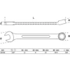 BGS Maul-Ringschlüssel SW 5/8" - 30194