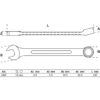 BGS Maul-Ringschlüssel SW 15 mm - 1065