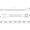 BGS Maul-Ringschlüssel SW 17 mm - 1067