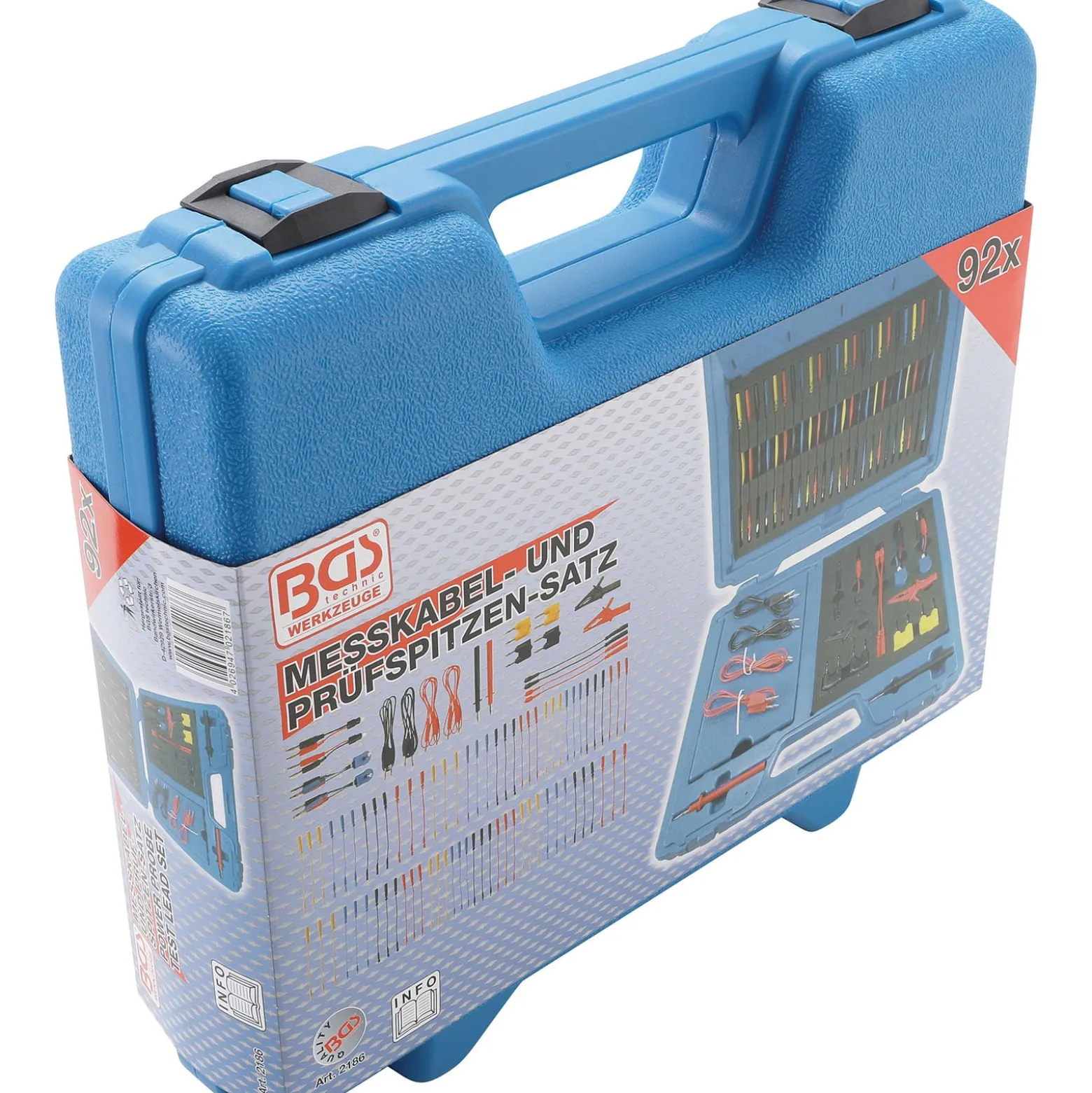 BGS Messkabel- und Prüfspitzen-Satz 92tlg. - 2186