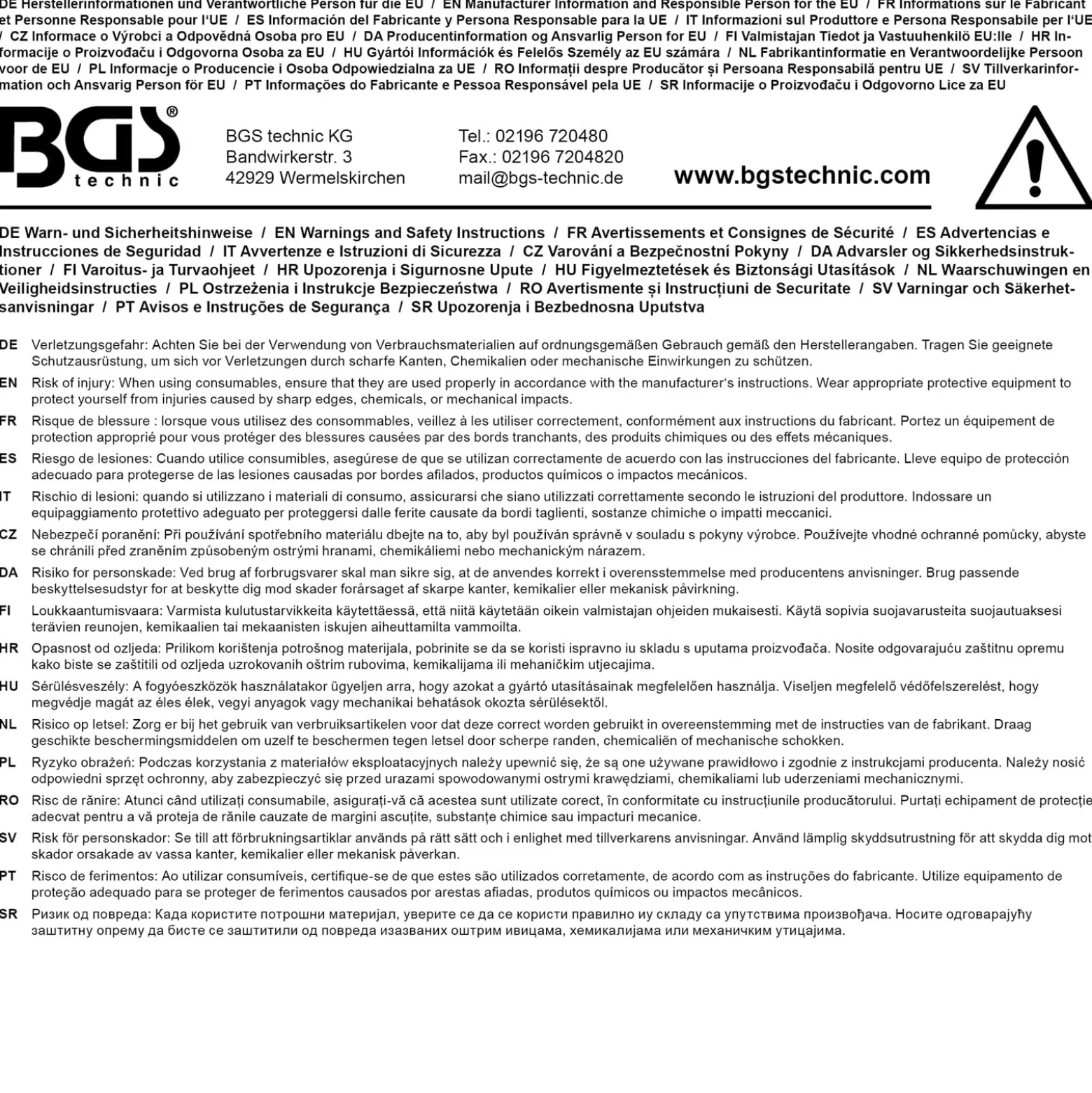 BGS Microfasertücher | 270 x 270 mm | perforiert | 100-tlg. - 74686