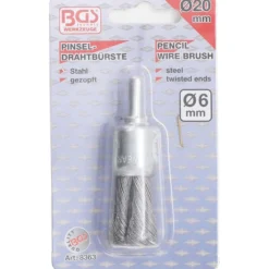BGS Pinsel-Drahtbürste 20 mm - 8363