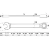 BGS Ratschenring-Maulschlüssel SW 30 mm - 6530